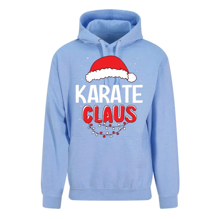 Karate Santa Claus Christmas Matching Costume Unisex Surf Hoodie