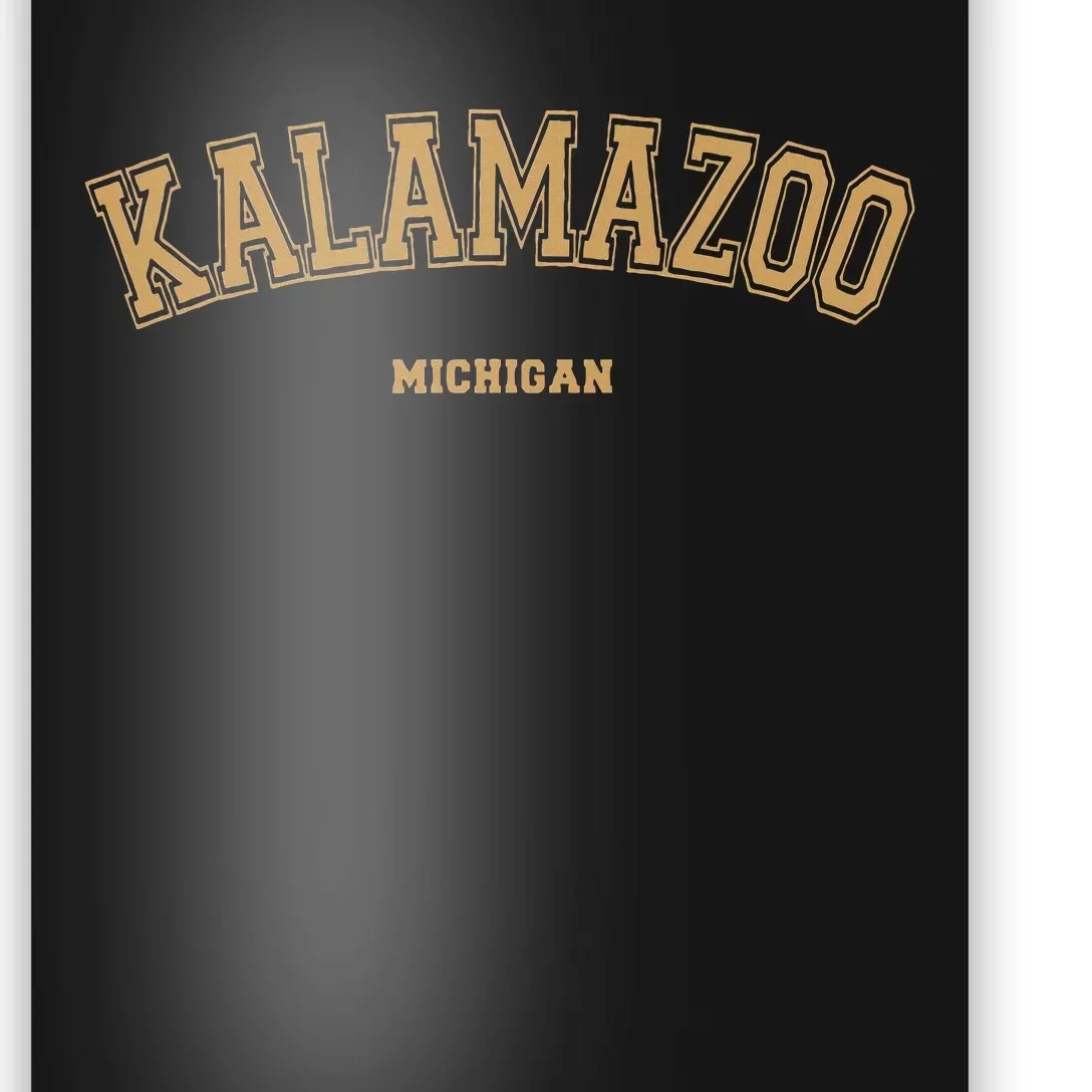 Kalamazoo Sports College Style On Kalamazoo Poster