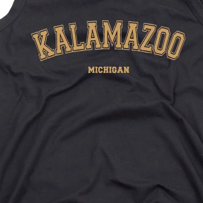 Kalamazoo Sports College Style On Kalamazoo Tank Top