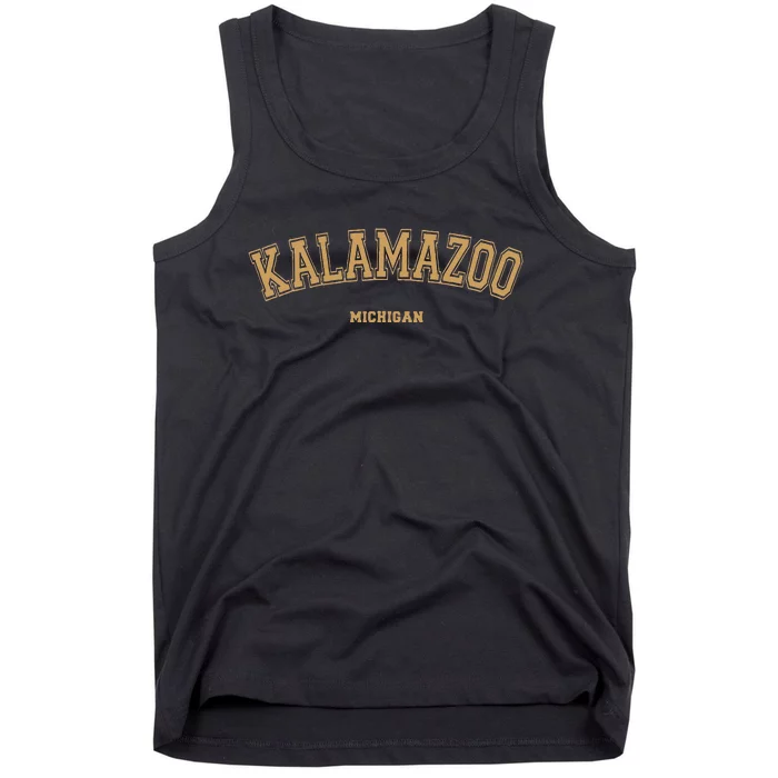 Kalamazoo Sports College Style On Kalamazoo Tank Top