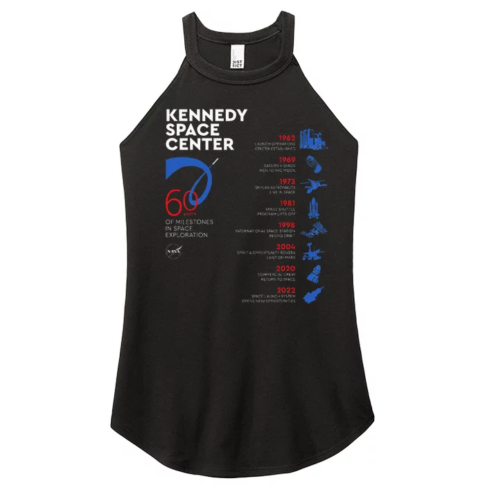 Kennedy Space Center 60th Anniversary Educational Women’s Perfect Tri Rocker Tank