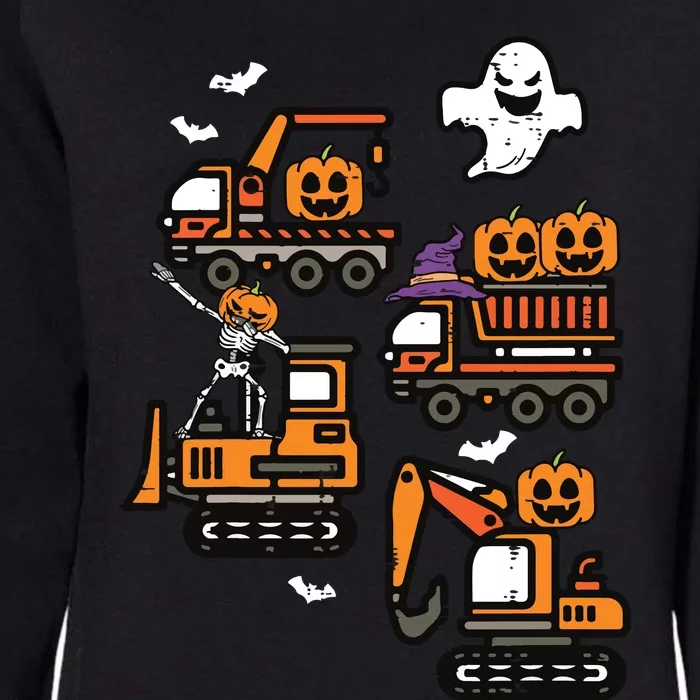 Kids Spooky Construction Trucks Halloween Costume Boy Womens California Wash Sweatshirt