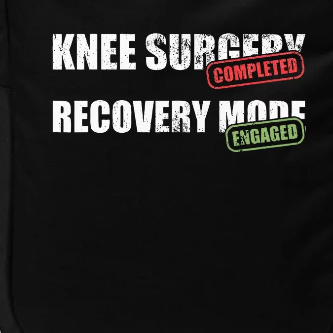 Knee Surgery Completed Recovery Mode Knee Replacement Impact Tech Backpack