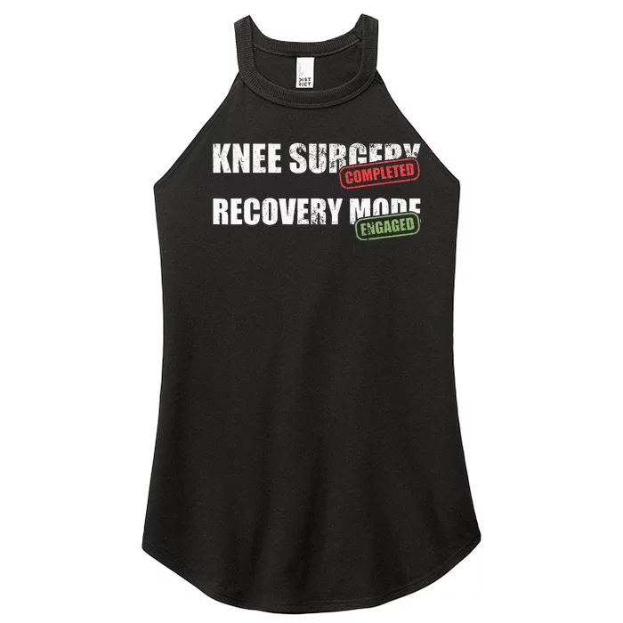 Knee Surgery Completed Recovery Mode Knee Replacement Women’s Perfect Tri Rocker Tank