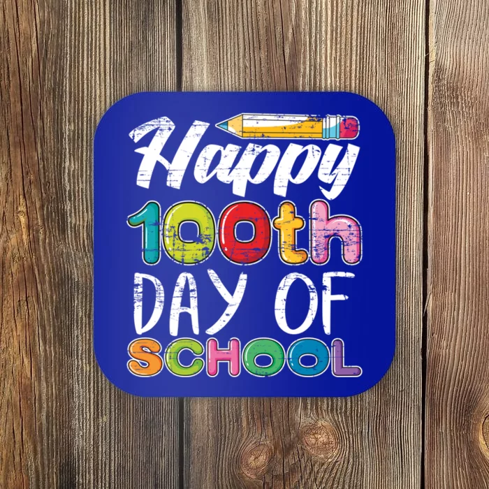 Kindergarten School Drawing Gift 100 Days Of School Gift Coaster