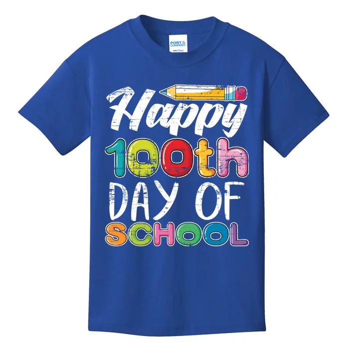 Kindergarten School Drawing Gift 100 Days Of School Gift Kids T-Shirt