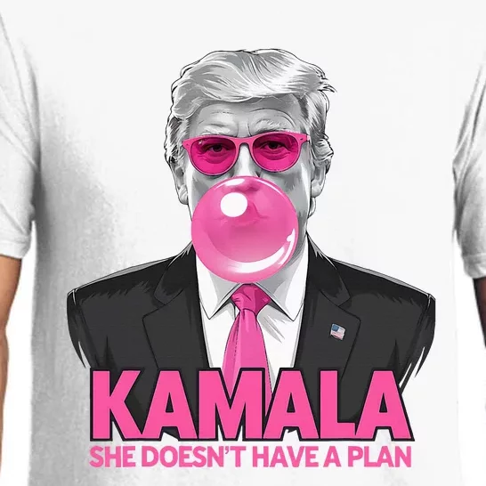 Kamala She Doesn’T Have A Plan Donald Trump Pajama Set