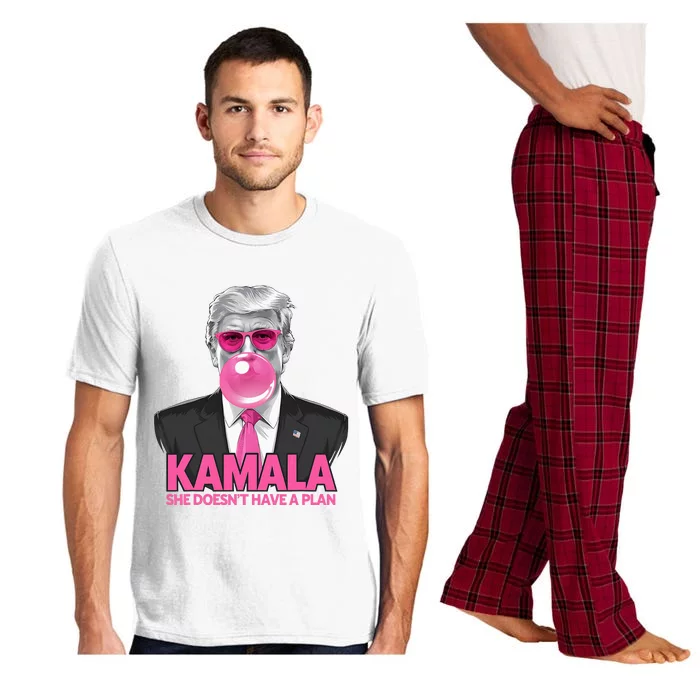 Kamala She Doesn’T Have A Plan Donald Trump Pajama Set