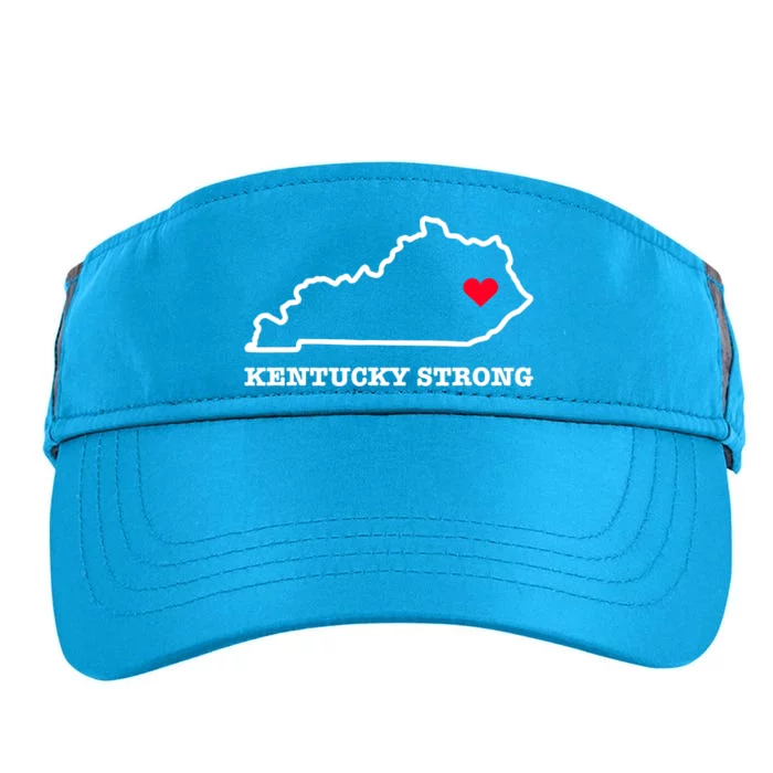 Kentucky Strong Eastern Kentucky Has My Heart Adult Drive Performance Visor