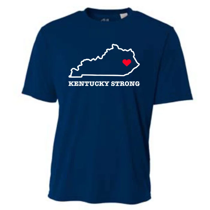 Kentucky Strong Eastern Kentucky Has My Heart Cooling Performance Crew T-Shirt