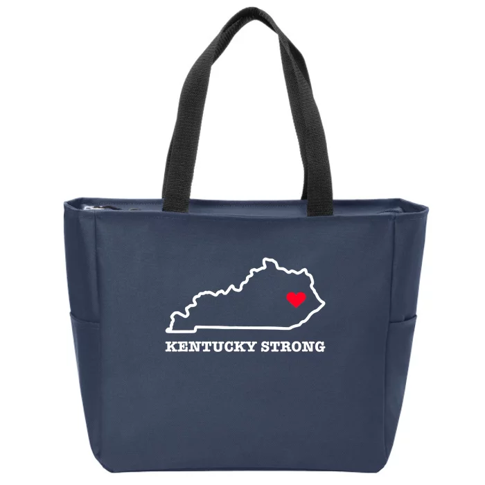 Kentucky Strong Eastern Kentucky Has My Heart Zip Tote Bag