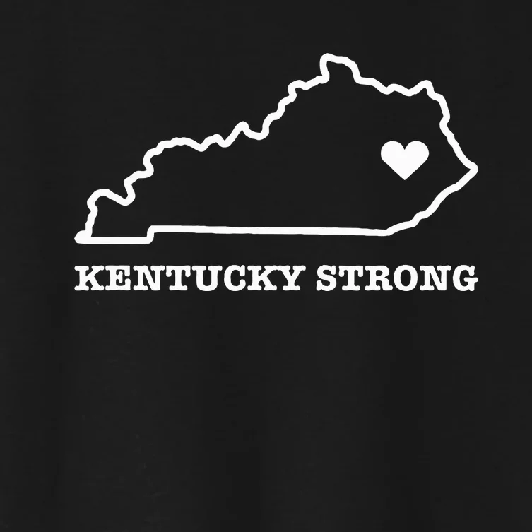 Kentucky Strong Eastern Kentucky Has My Heart Women's Crop Top Tee