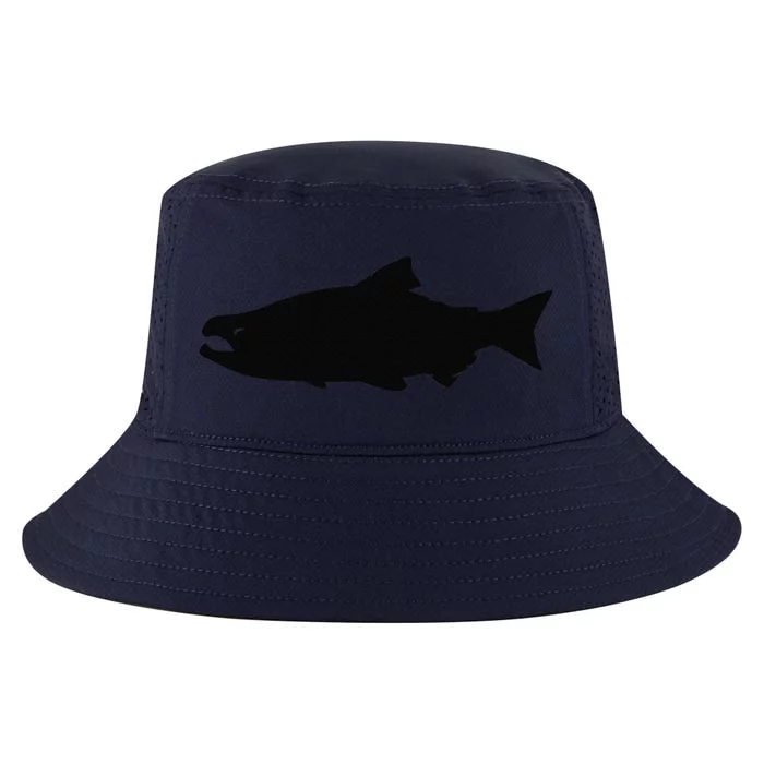 King Salmon Fishing Alaska Cool Comfort Performance Bucket Hat