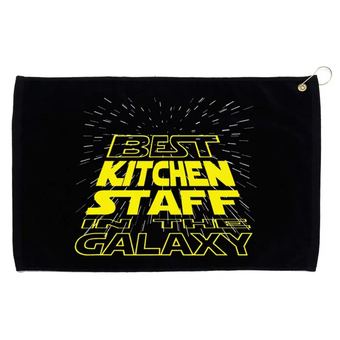 Kitchen Staff Funny Cool Galaxy Job Grommeted Golf Towel