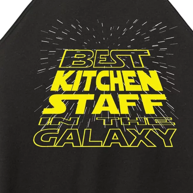 Kitchen Staff Funny Cool Galaxy Job Women’s Perfect Tri Rocker Tank