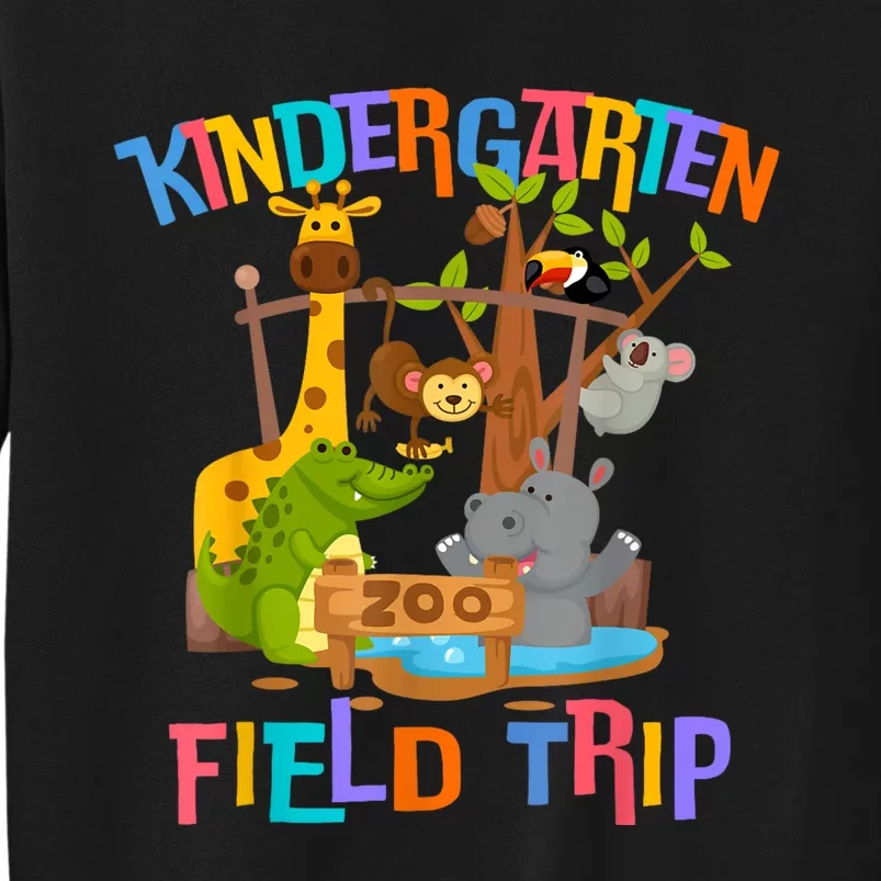 Kindergarten School Field Day Trip Squad 2024 Zoo Animal Sweatshirt