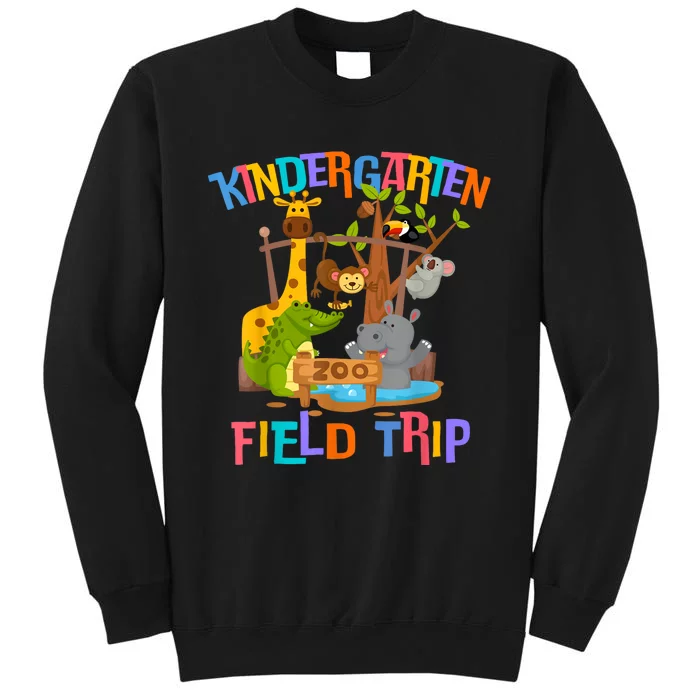 Kindergarten School Field Day Trip Squad 2024 Zoo Animal Sweatshirt