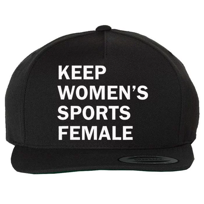 Keep Sports Female Wool Snapback Cap