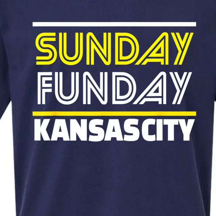 KC Sunday Funday Kansas City Sunday Funday Sueded Cloud Jersey T-Shirt