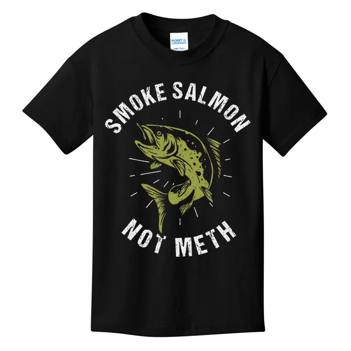 King Salmon Fishing Fisherman Kids T-Shirt