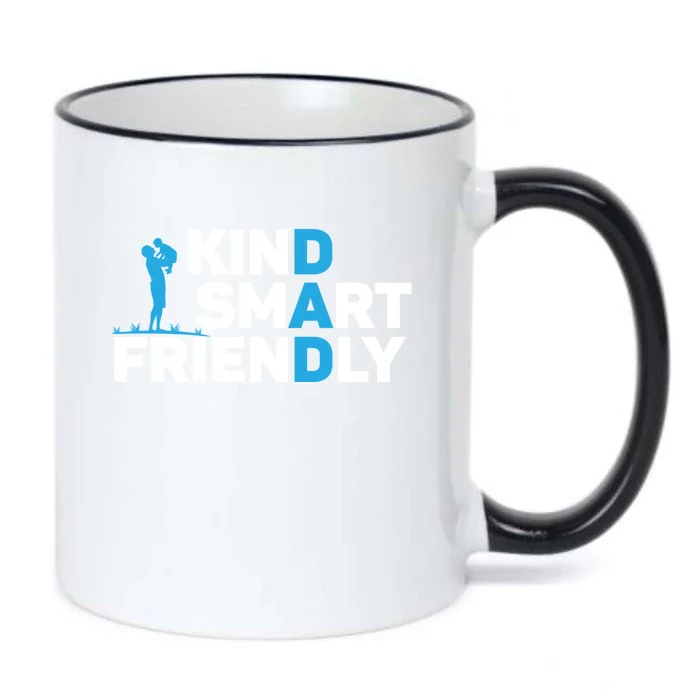 Kind Smart Friendly Dad Papa Best Daddy Ever Fathers Day Cute Gift Black Color Changing Mug