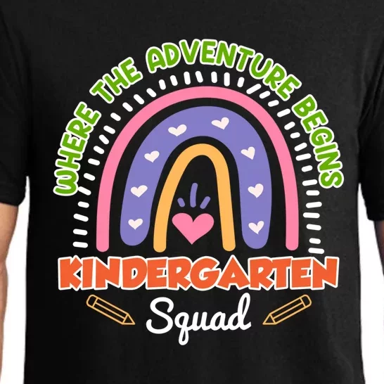 Kindergarten Squad Group Teacher Kindergarten Gift Pajama Set