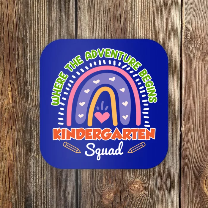 Kindergarten Squad Group Teacher Kindergarten Gift Coaster