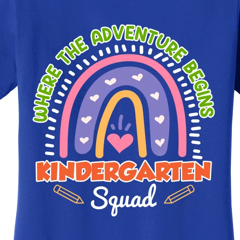 Kindergarten Squad Group Teacher Kindergarten Gift Women's T-Shirt