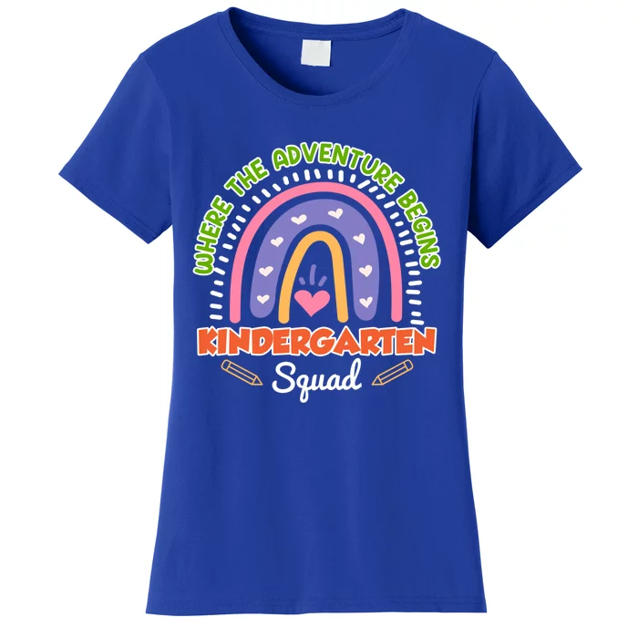 Kindergarten Squad Group Teacher Kindergarten Gift Women's T-Shirt