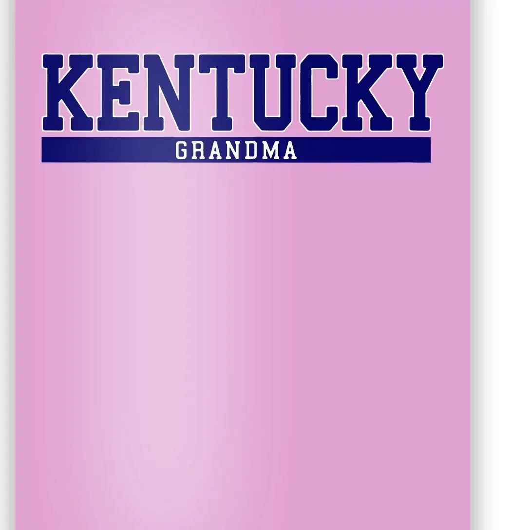 Kentucky State Grandma Sports Poster