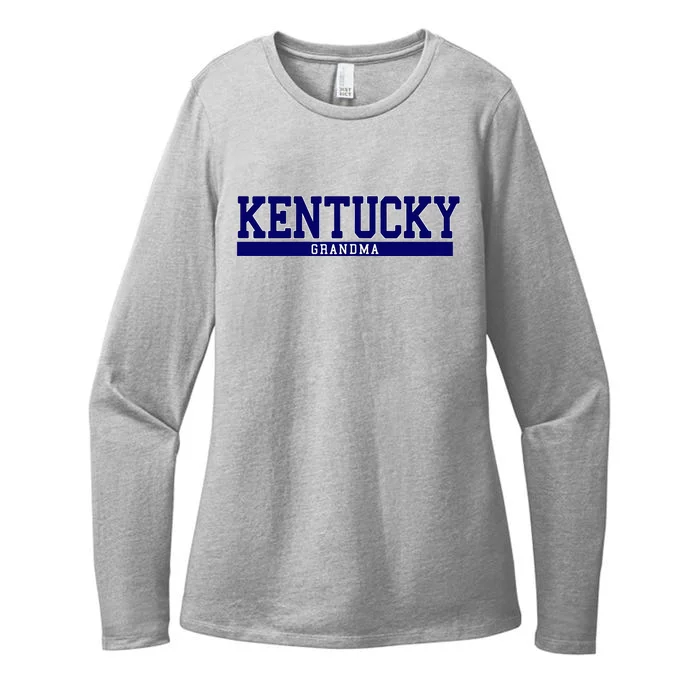 Kentucky State Grandma Sports Womens CVC Long Sleeve Shirt