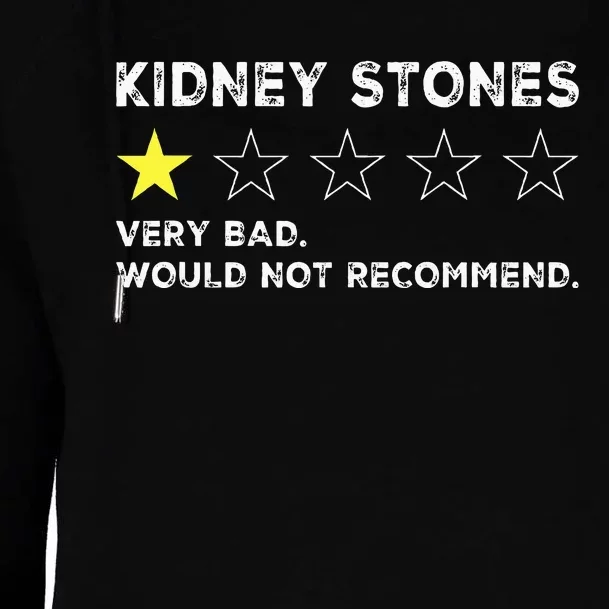 Kidney Stones Get Well Soon Recovery Womens Funnel Neck Pullover Hood