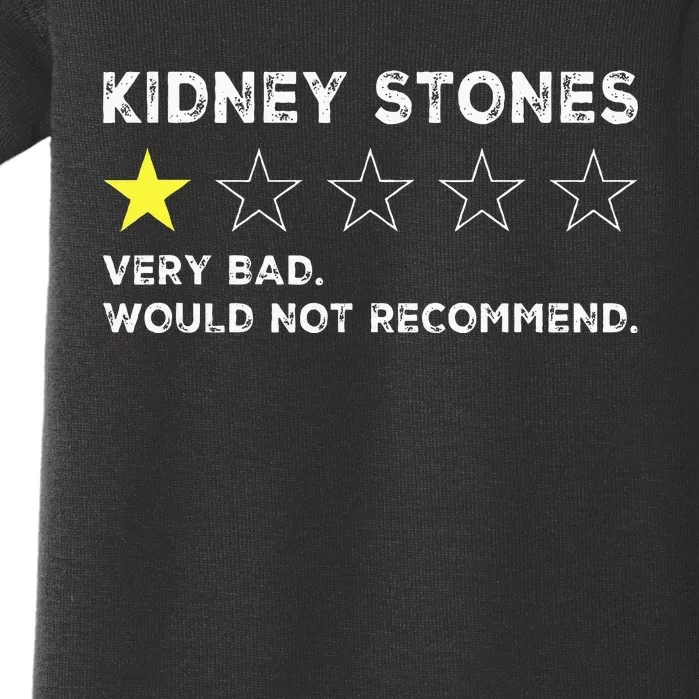 Kidney Stones Get Well Soon Recovery Baby Bodysuit