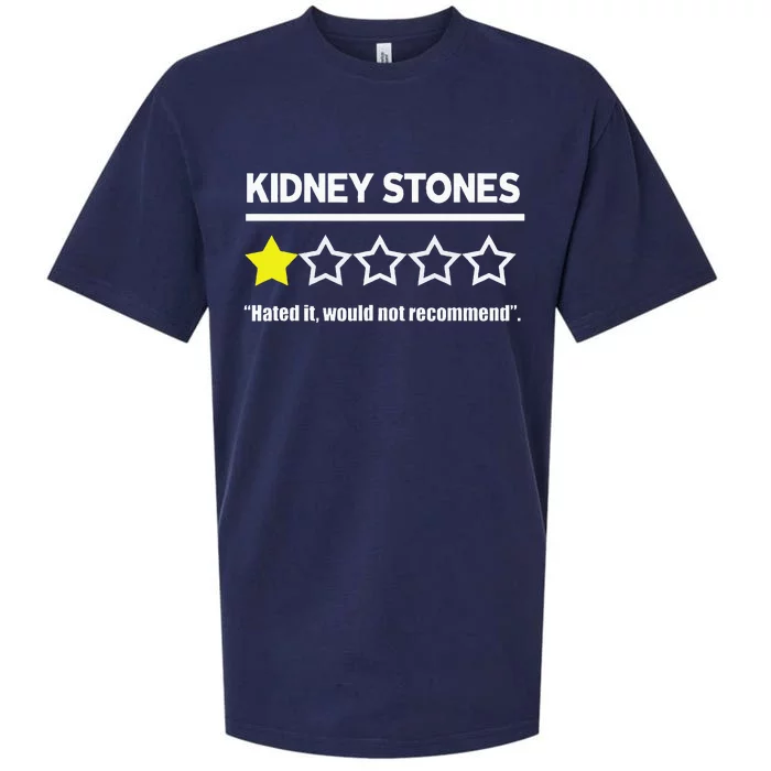 Kidney Stones Get Well Soon Funny Recovery Souvenir Sueded Cloud Jersey T-Shirt