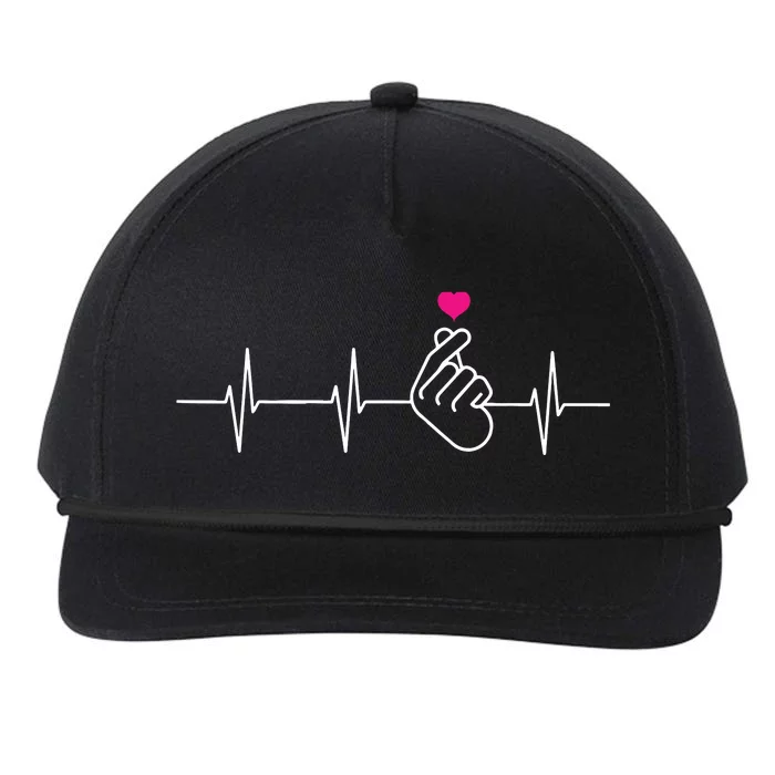 KPop Shirts Heartbeat Hand Heart Korean Pop Music Gift Snapback Five-Panel Rope Hat