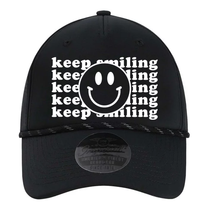 Keep Smiling Happy Face Performance The Dyno Cap