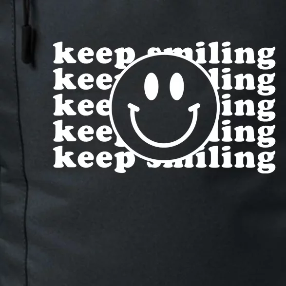 Keep Smiling Happy Face Daily Commute Backpack