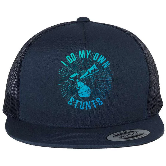 Kendama Stunts I Do My Own Spirit Of Kendama Cute Gift Flat Bill Trucker Hat