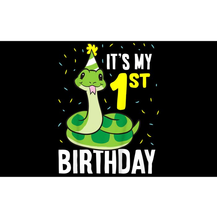 Kids Snakes Its My 1st Birthday 1 Year Old Birthday Bumper Sticker