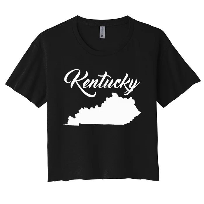 Kentucky State I Gift Women's Crop Top Tee