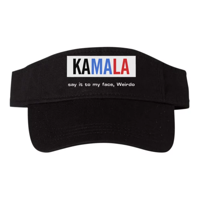 Kamala Say It To My Face Weirdo Valucap Bio-Washed Visor