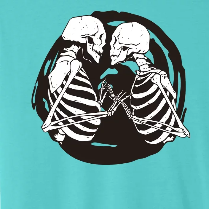 Kissing Skeletons In Love ChromaSoft Performance T-Shirt