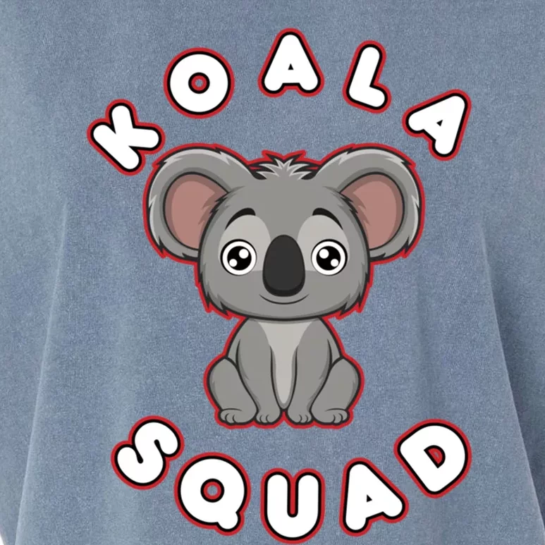 Koala Squad Ironic Koala Team Eucalyptus Cool Gift Garment-Dyed Women's Muscle Tee