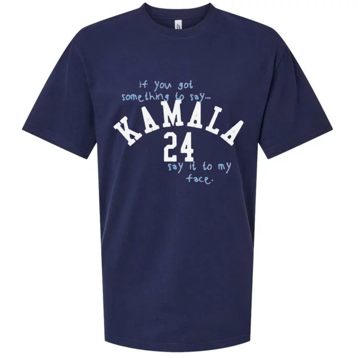 Kamala Say It To My Face Sueded Cloud Jersey T-Shirt