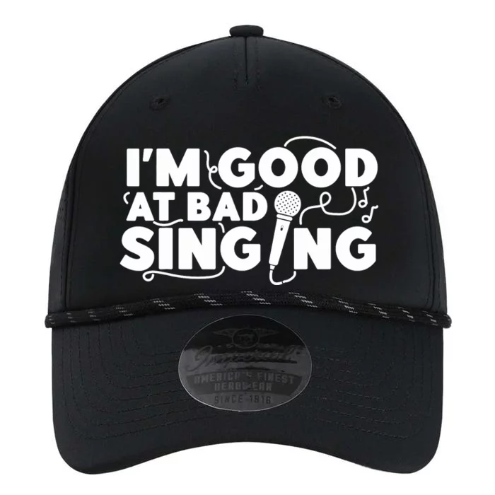 Karaoke Singer I'm Good At Bad Singing Performance The Dyno Cap