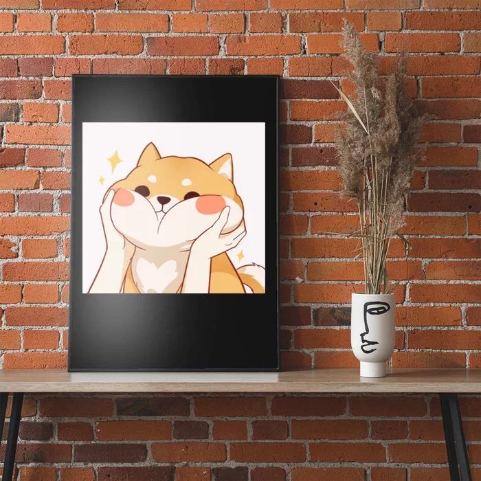 Kawaii Shiba Inu Poster