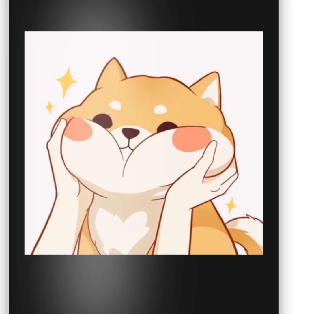 Kawaii Shiba Inu Poster