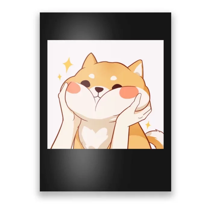 Kawaii Shiba Inu Poster