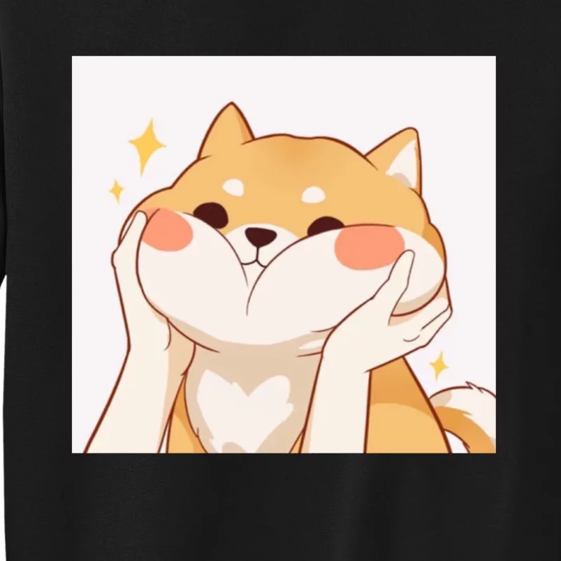 Kawaii Shiba Inu Tall Sweatshirt