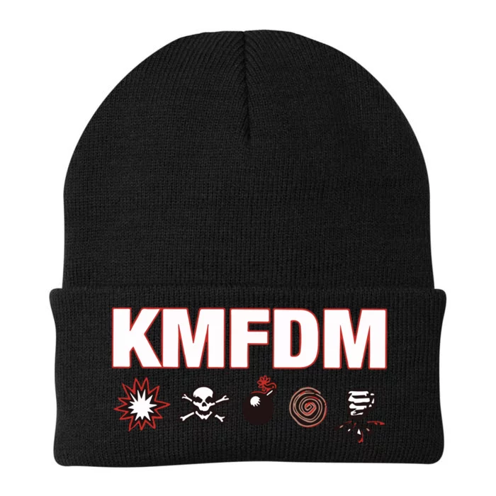 Kmfdm Symbols Knit Cap Winter Beanie